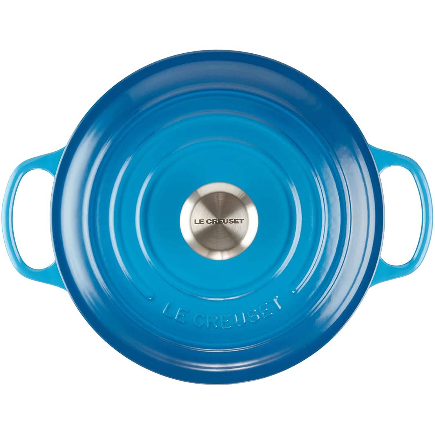 Le Creuset Cocotte Ronde en Fonte Émaillée Signature, 6,8 L, Marseille