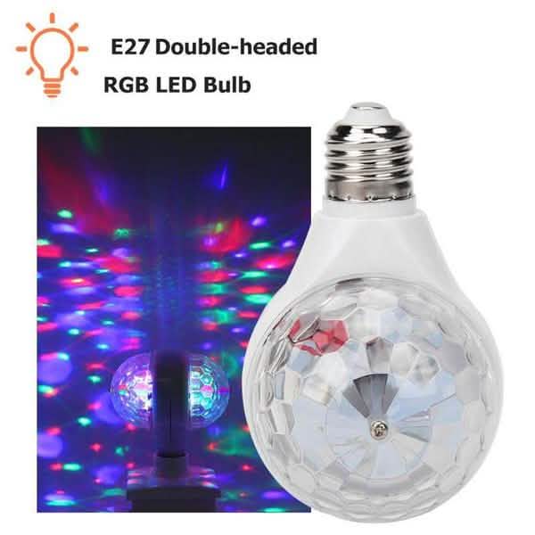 LED 6W 回転電球ライト