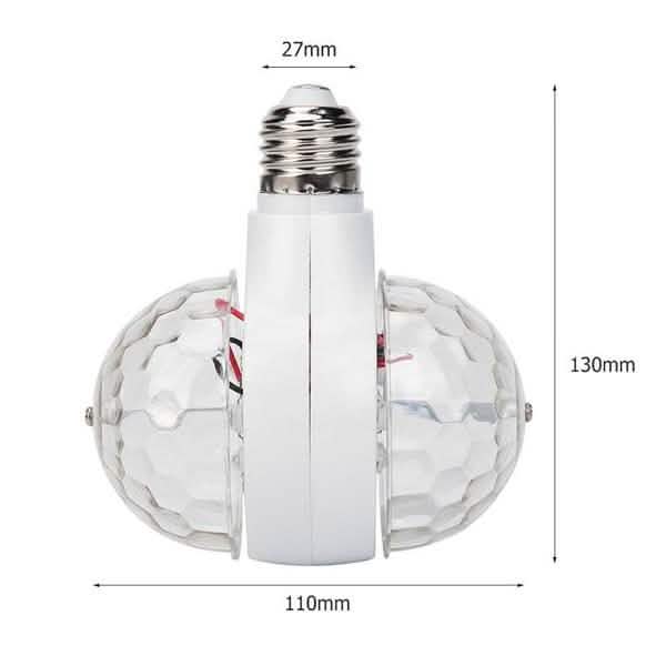 LED 6W 回転電球ライト