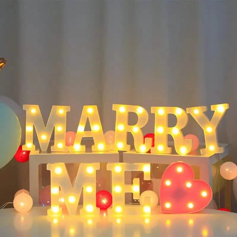 LED Alphabet Light