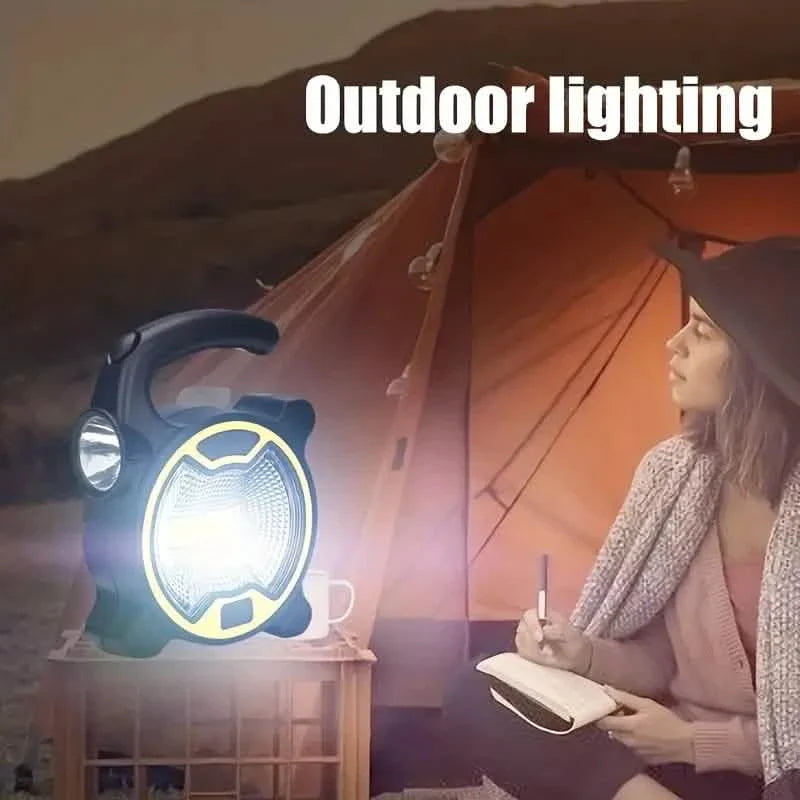 LED COB Camping Flashlight Lantern