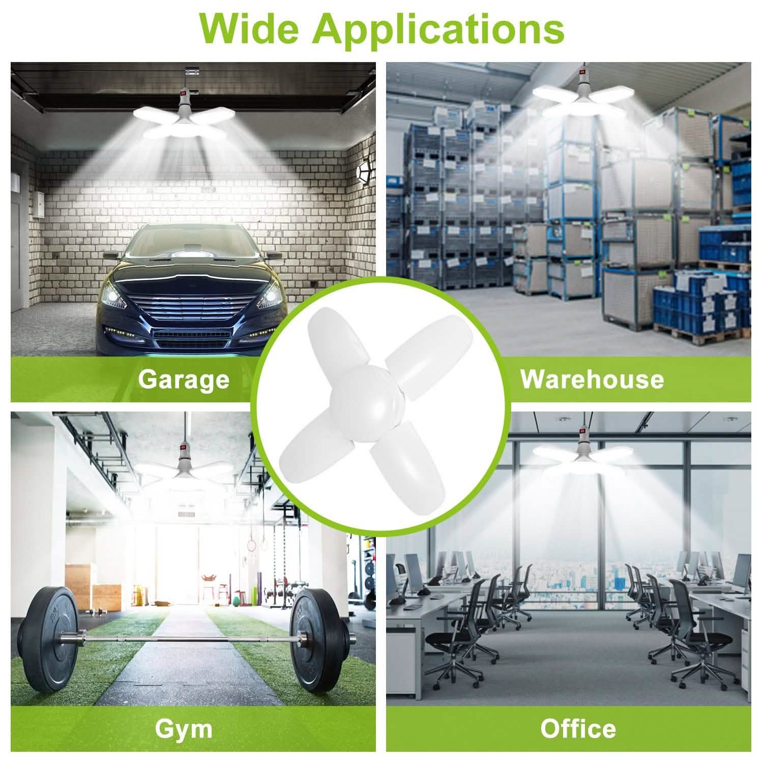 LED Garage Light E27/B22 60W