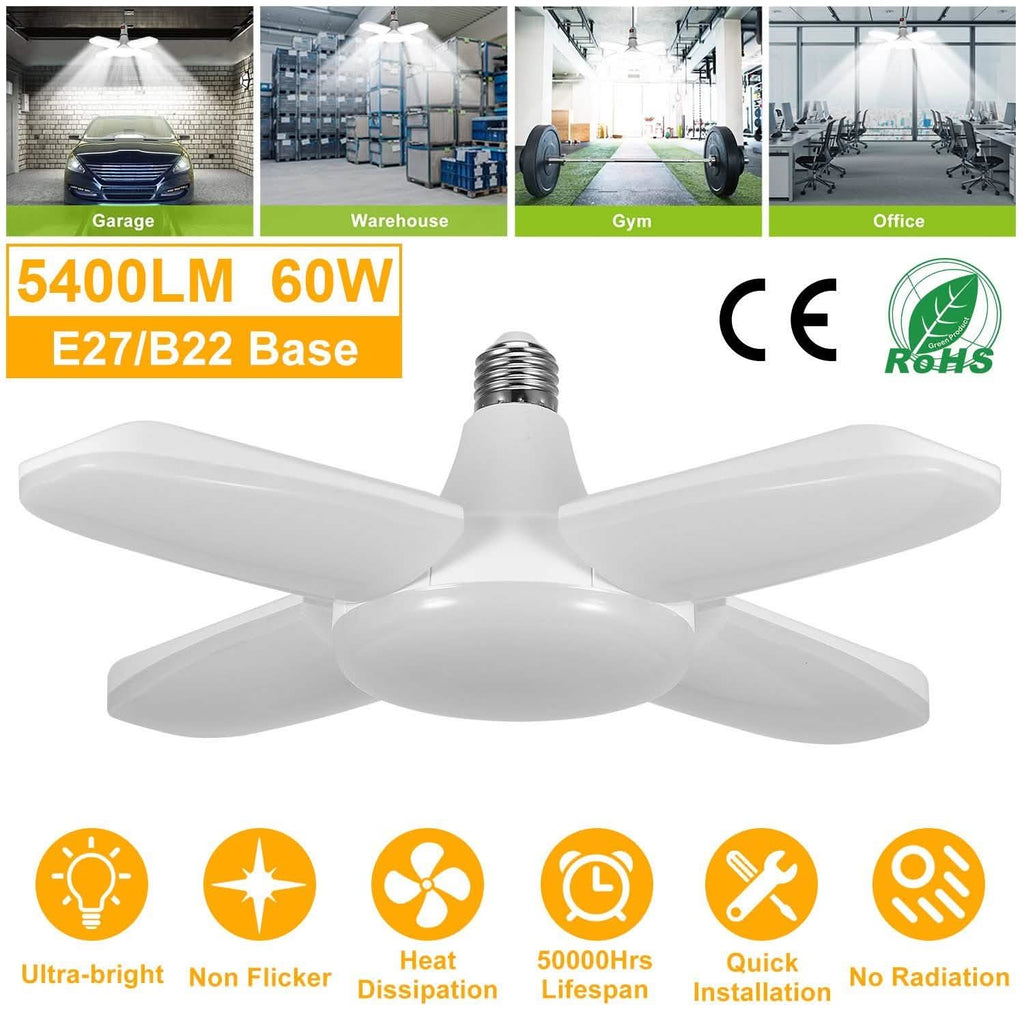LED Garage Light E27/B22 60W