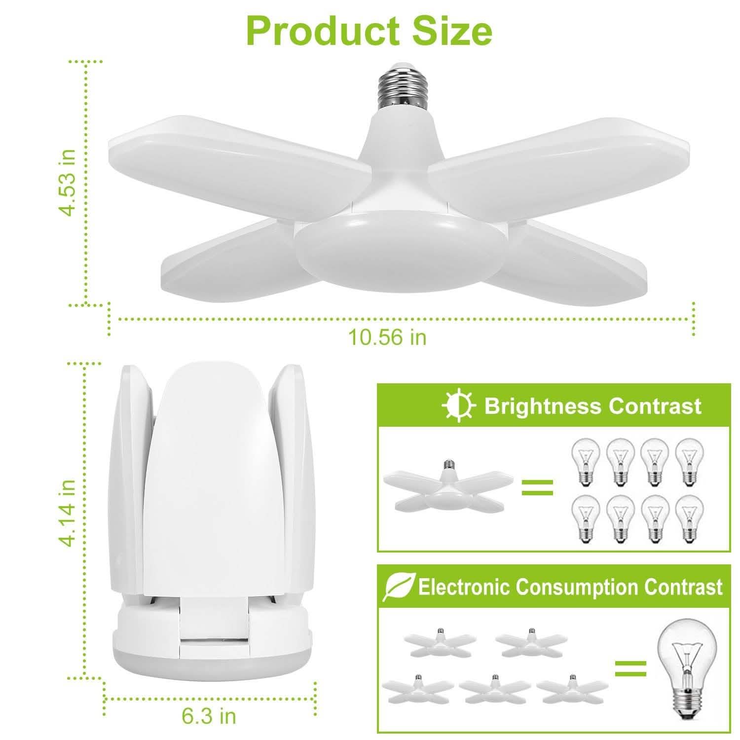 LED Garage Light E27/B22 60W
