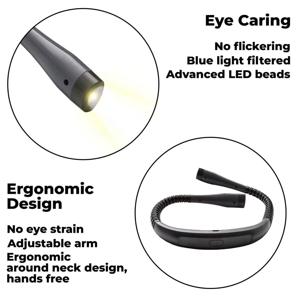 LED Hands-free Flashlight Neck Lamp