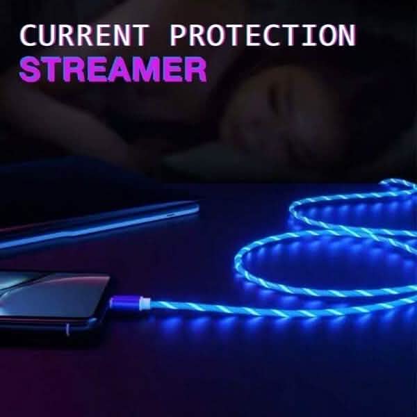 LED Light USB Charger Cable 3-in-1 Fast Charging