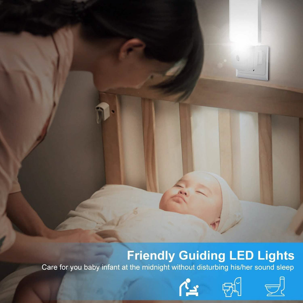 LEDナイトライト 夕暮れから夜明けまでセンサー付き