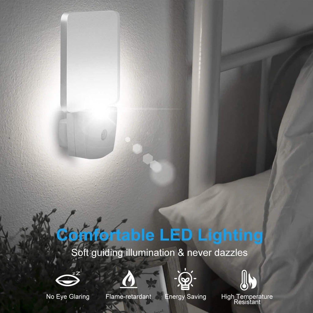 LEDナイトライト 夕暮れから夜明けまでセンサー付き