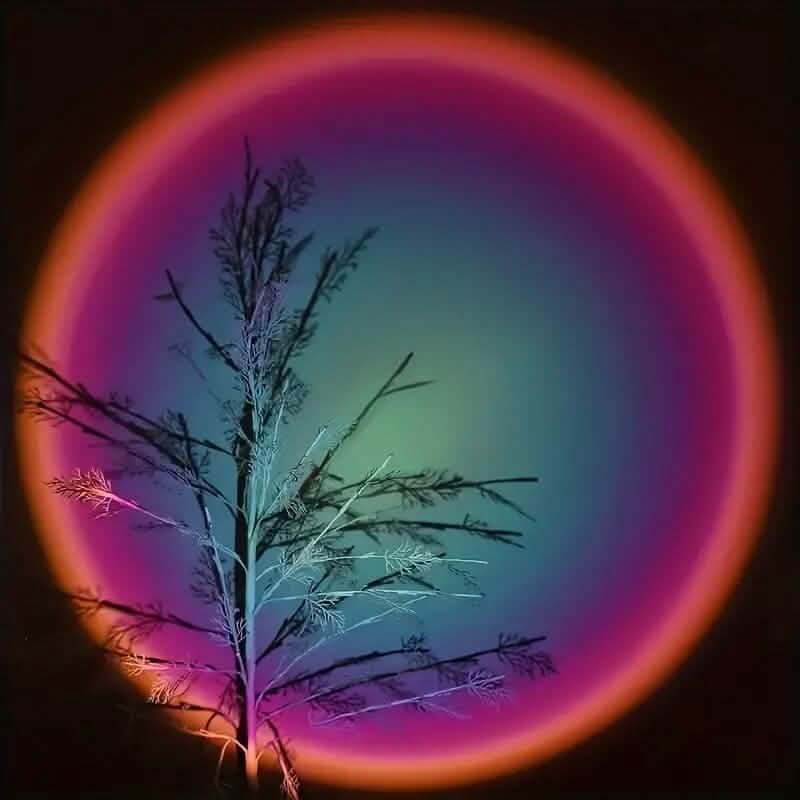 LED Projection Sunset Rainbow Lamp