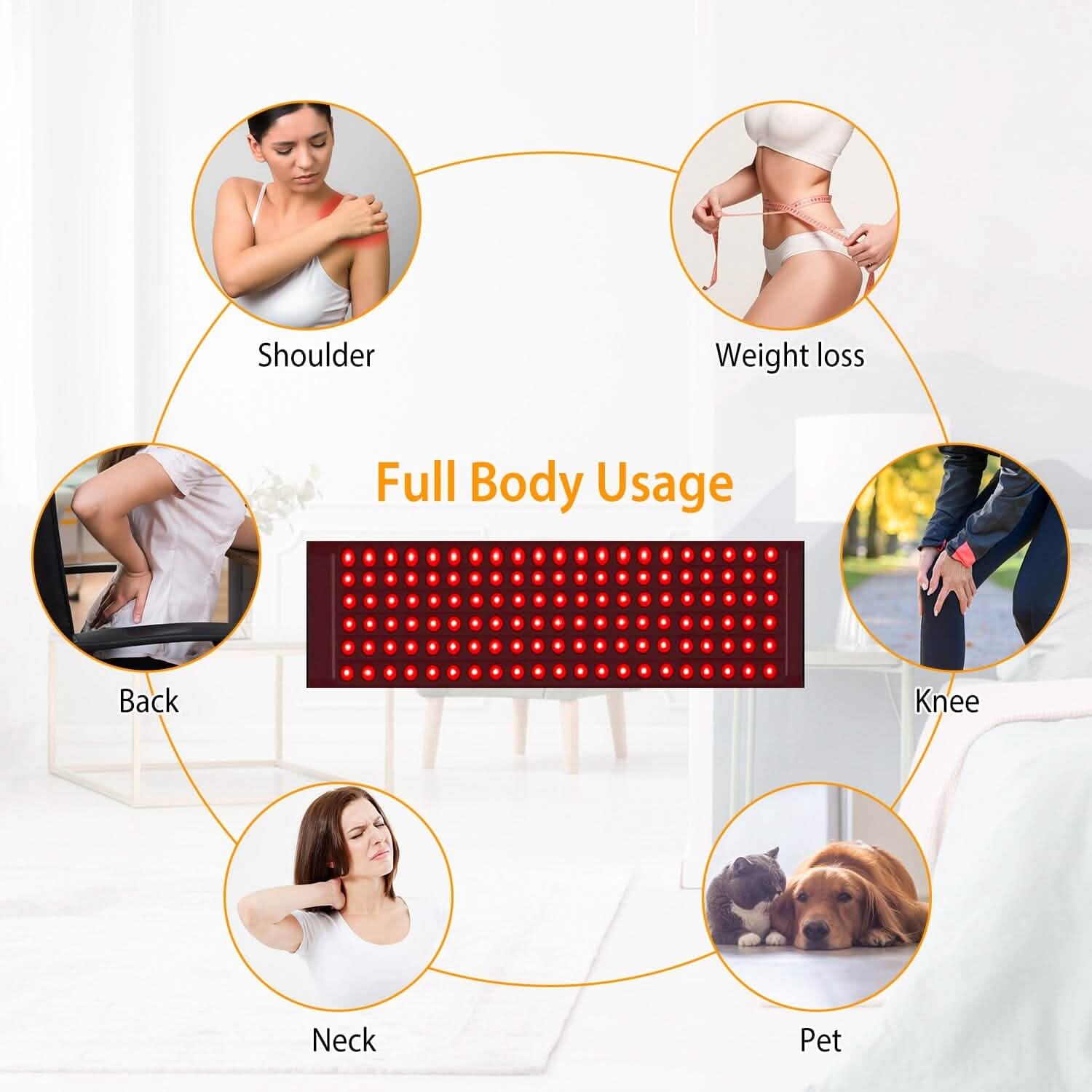 LED Red Light Therapy Belt