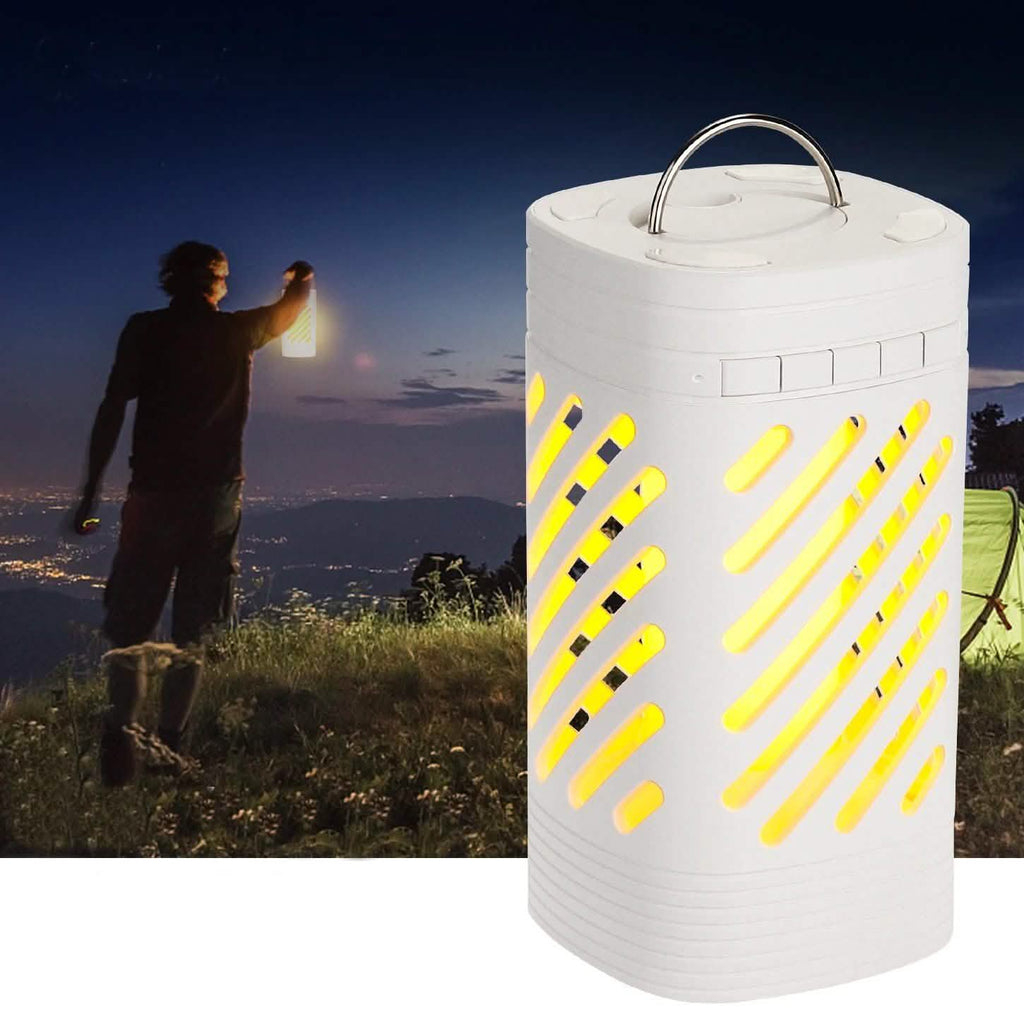 Lampe de camping rechargeable LED intelligente tactile avec haut-parleur Bluetooth