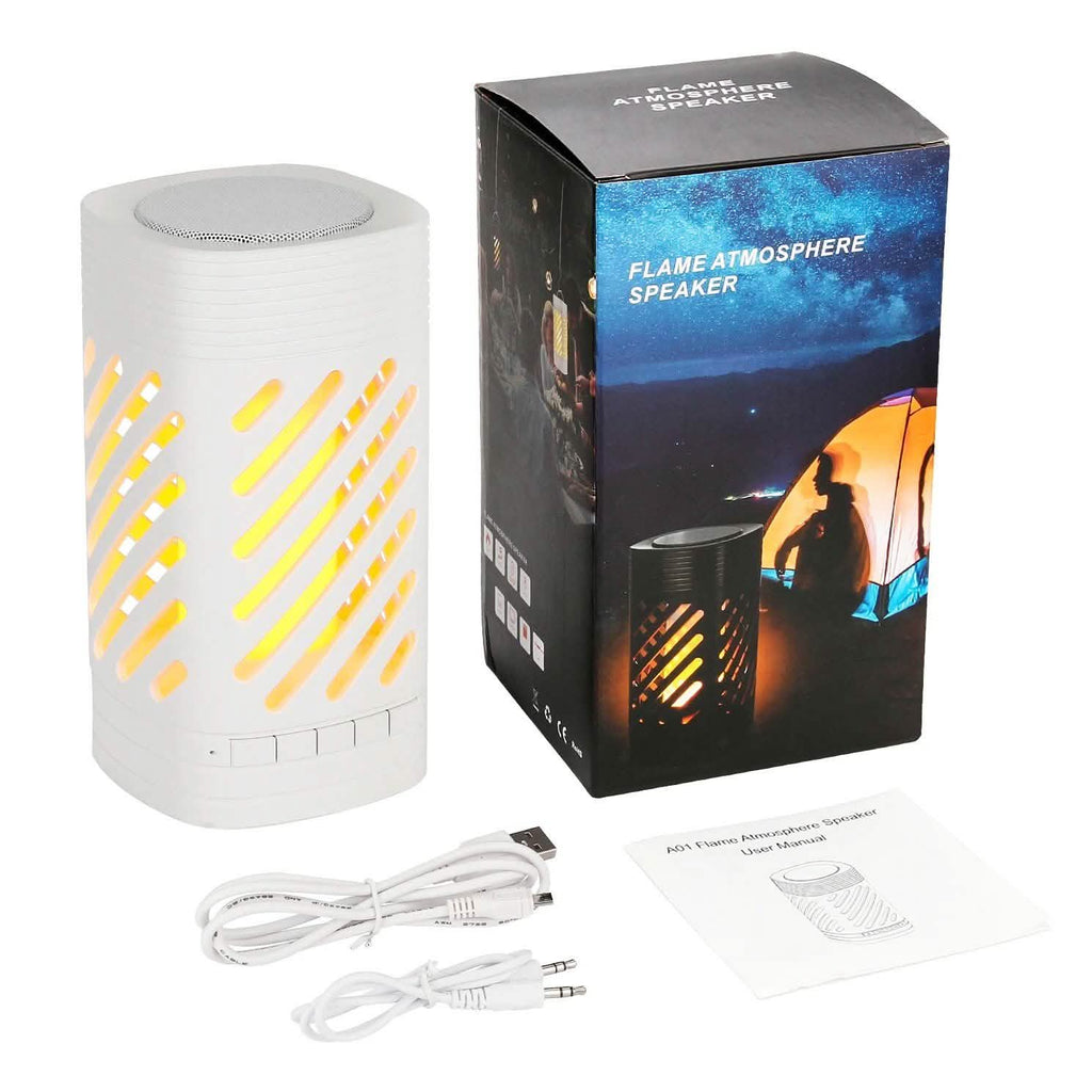 Lampe de camping rechargeable LED intelligente tactile avec haut-parleur Bluetooth