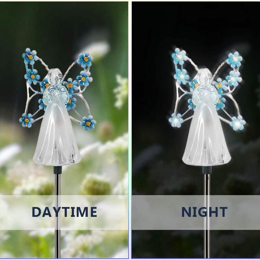 LED Solar Angel Garden Stake Lights