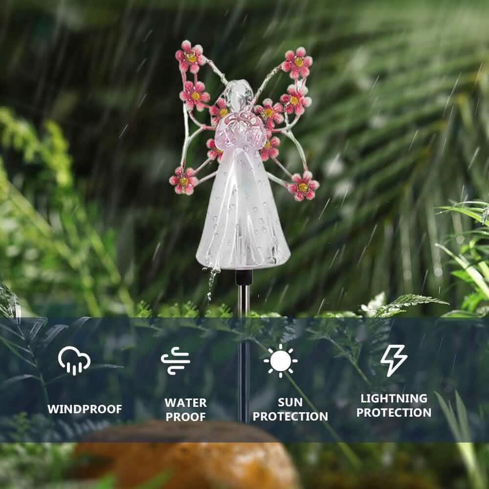 LED Solar Angel Garden Stake Lights