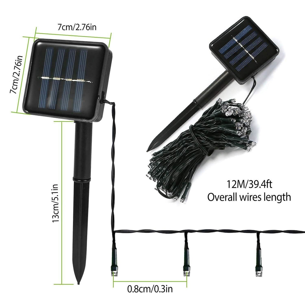 Guirlande lumineuse féerique solaire à LED