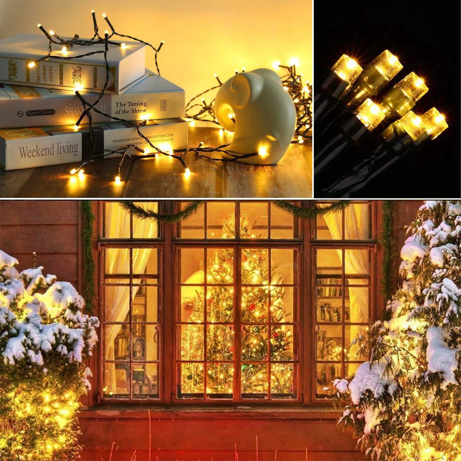 Guirlande lumineuse féerique solaire à LED