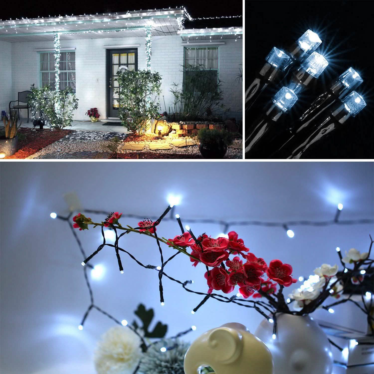 Guirlande lumineuse féerique solaire à LED
