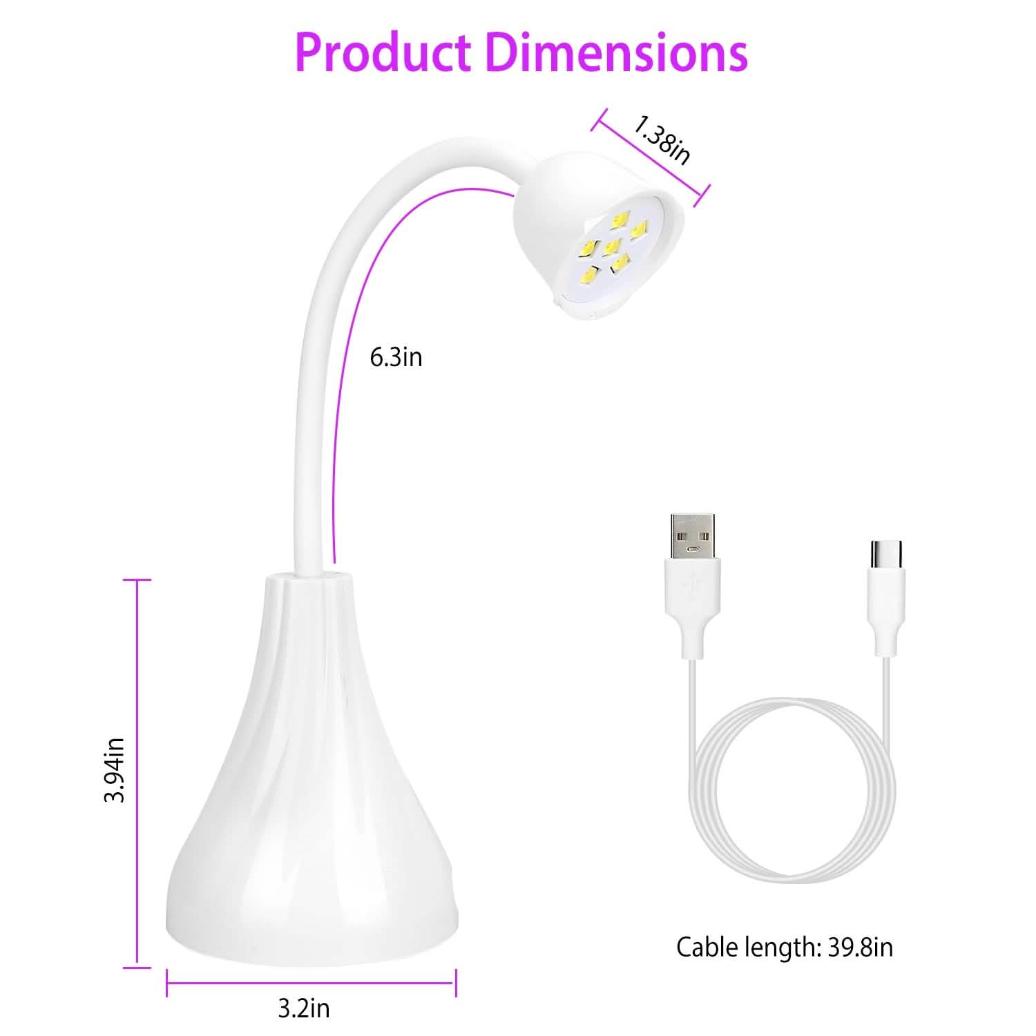 LED UVネイルランプ ポリッシュドライヤーランプ