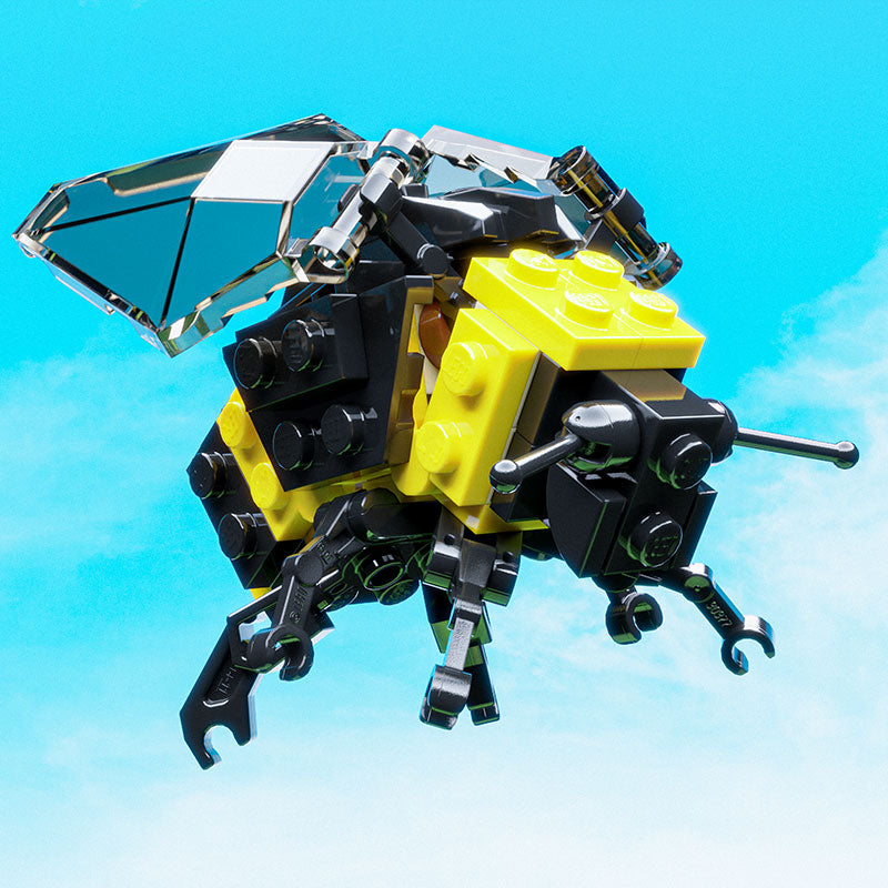 LEGOパーツを使用して作られたバンブルビー - B3カスタムズ