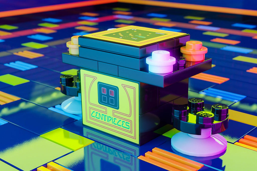 Centipieces 2 joueurs Classique Arcade fabriquée avec des pièces LEGO - B3 Customs