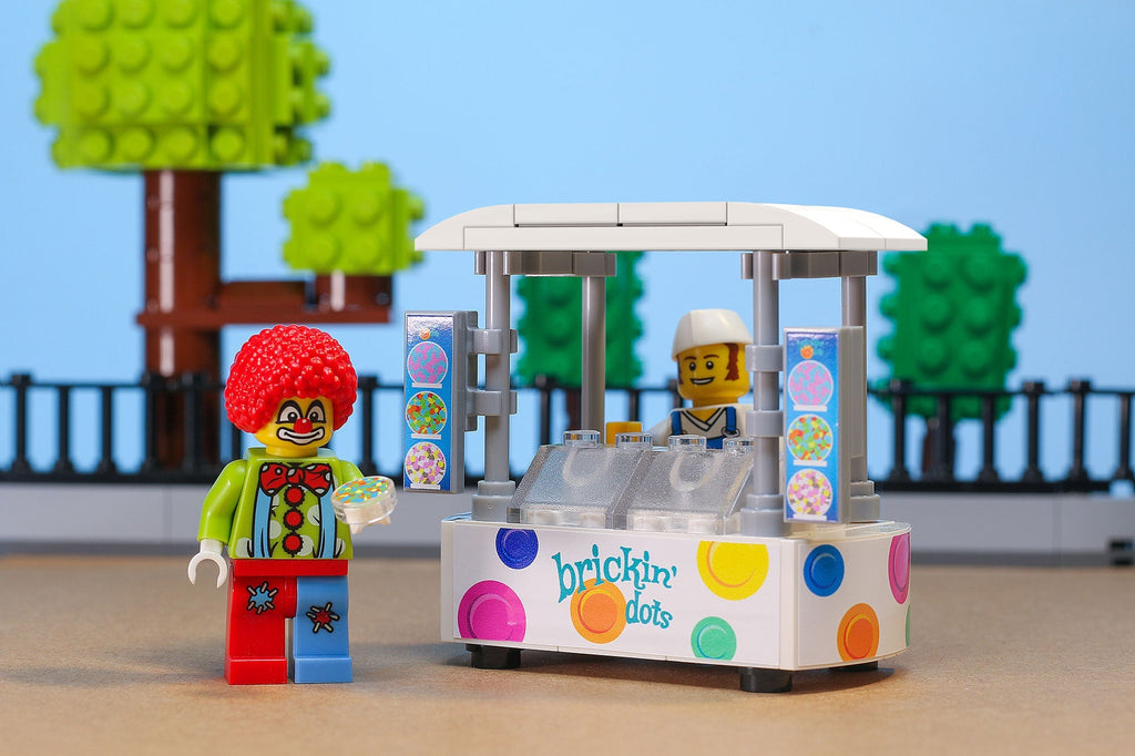 ブリッキンドッツアイスクリームフードスタンド LEGOパーツ使用 - B3カスタムズ