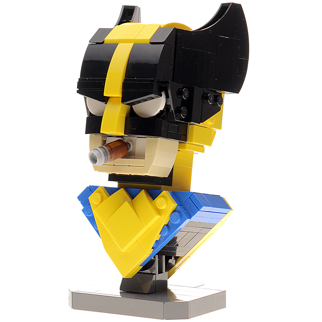 LEGOブロックで作られたウルヴァリンバストMOC