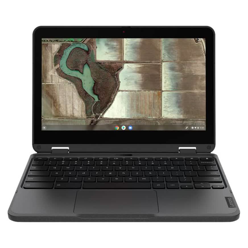 Lenovo Chromebook 500e 11,6" tactile Intel Celeron N3450 1600 MHz RAM 32 Go SSD (Reconditionné)