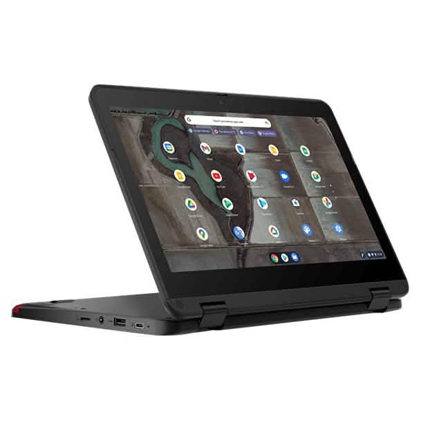 Lenovo Chromebook 500e 11,6" tactile Intel Celeron N3450 1600 MHz RAM 32 Go SSD (Reconditionné)
