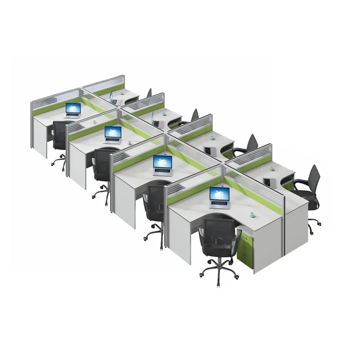 Velnor · L-Shaped Cubicle Workstation