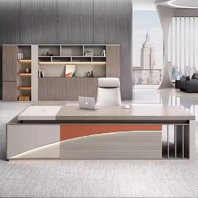 Lachlan · Modern L-Shaped Executive Desk