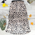 Leopard Slip Skirt