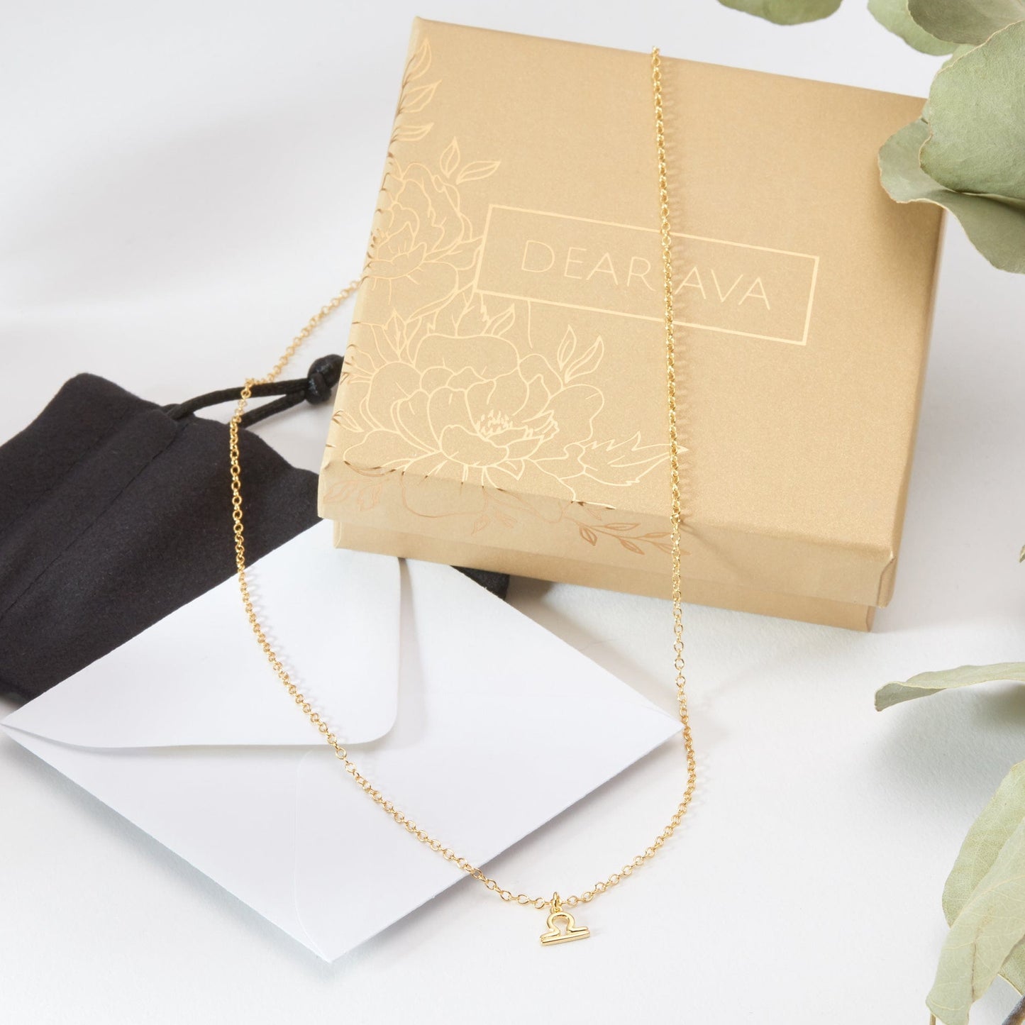 Libra Zodiac Gift Necklace