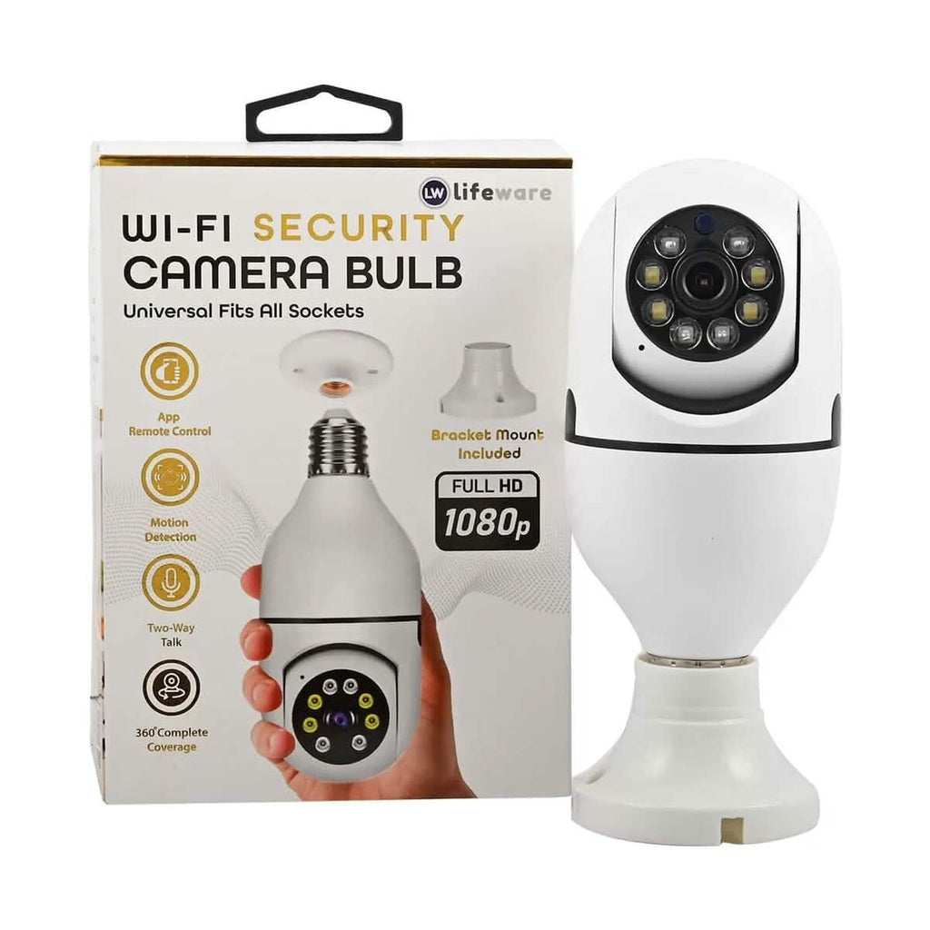 Caméra de sécurité sans fil 360° LifeWare