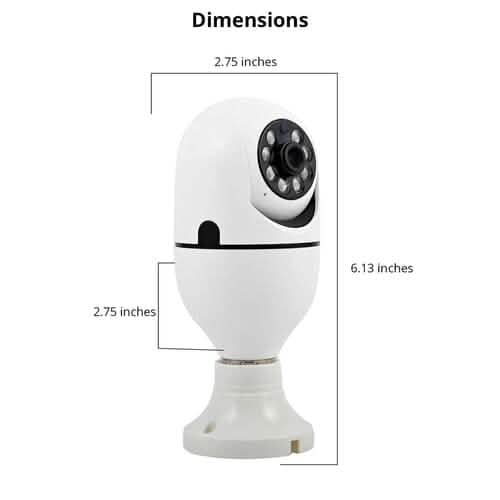 Caméra de sécurité sans fil 360° LifeWare