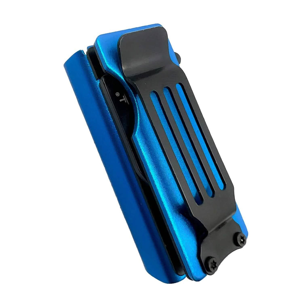 Lighter Holder and Spring Assisted Pocket Knife