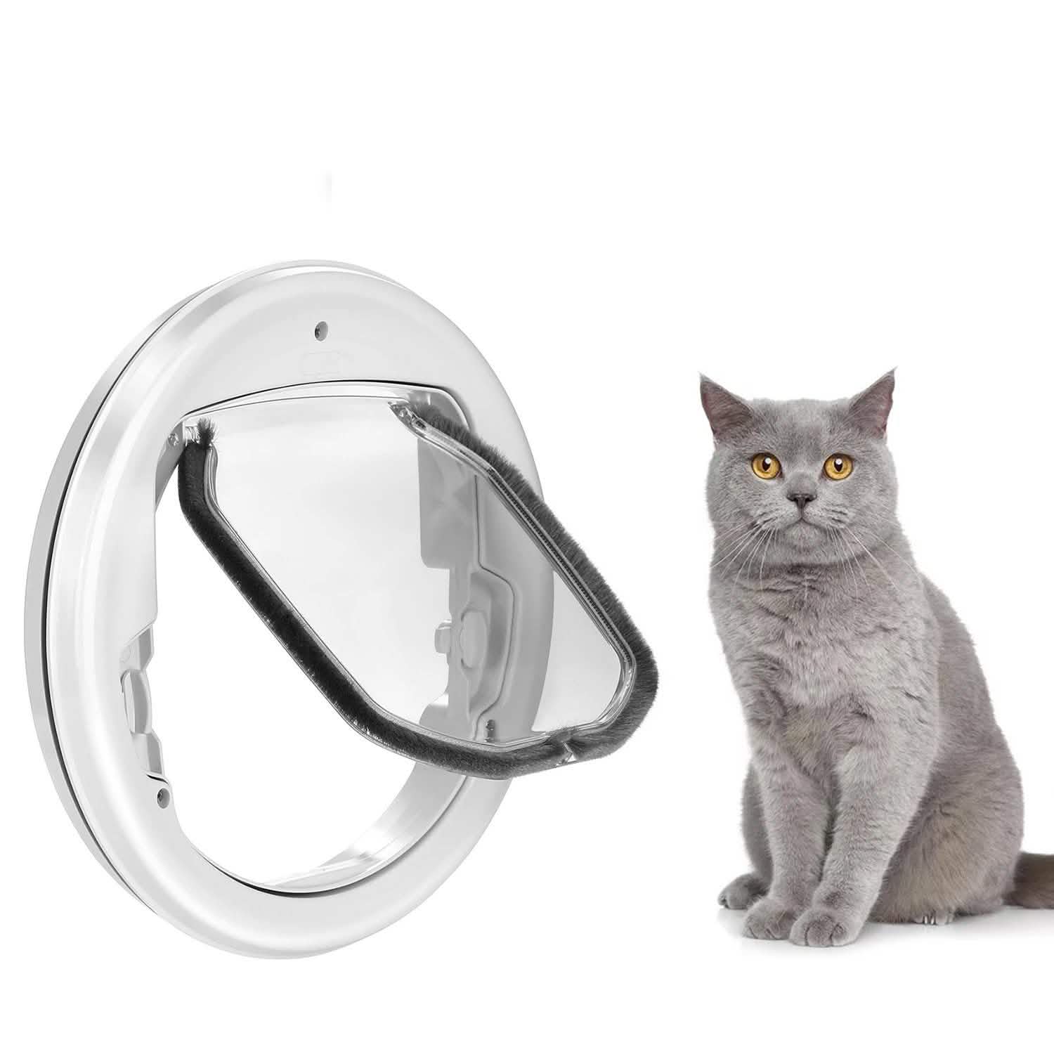 Chien Chat Léger Trappe Chatière Anti-Insectes Silencieux Loquet Magnétique