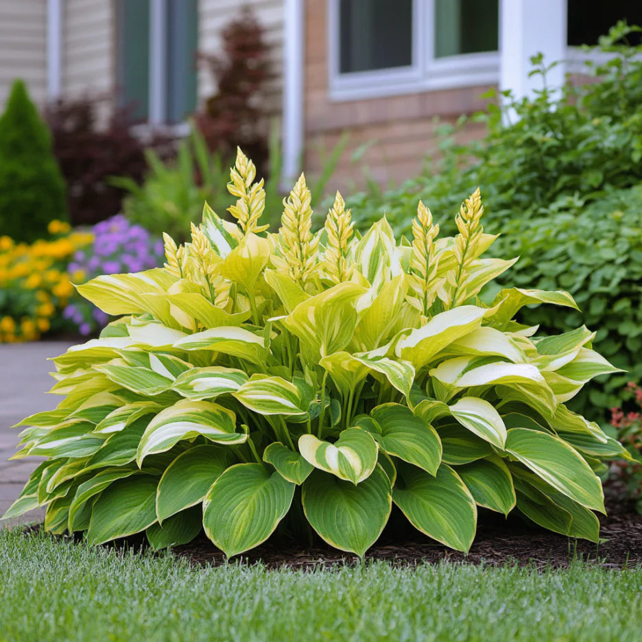 Graines rares d'Hosta Jaune Or – Feuillage Vert Citron Vif et Doré d'Ombre