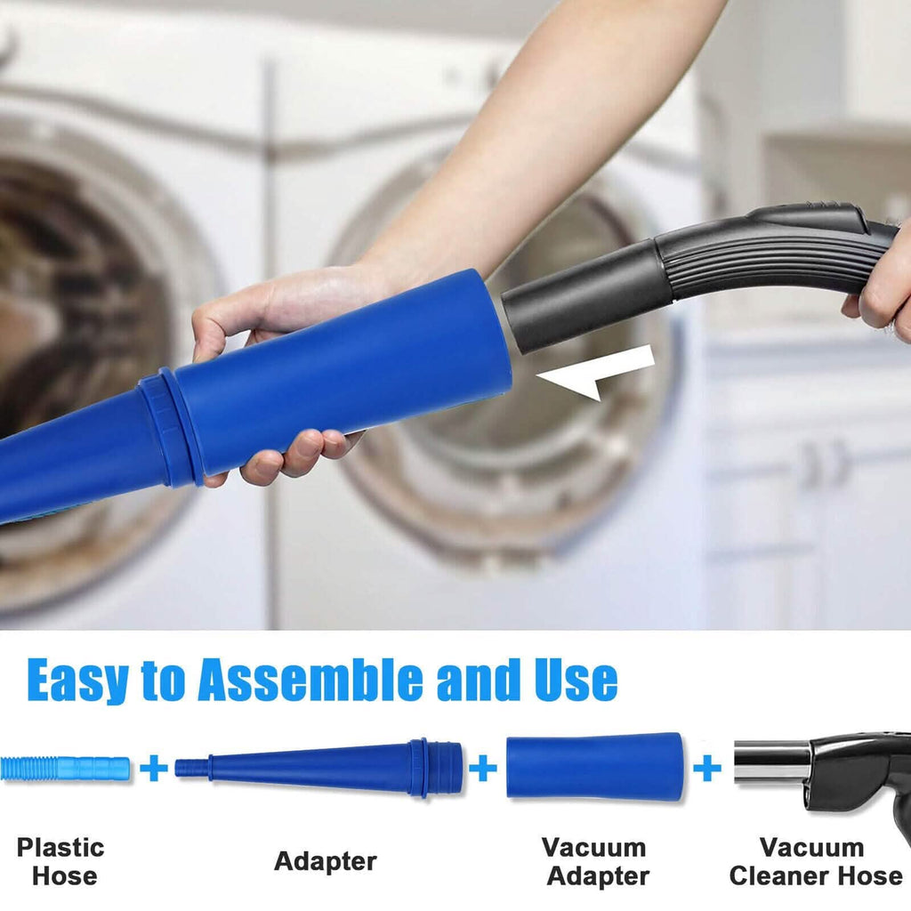 Brosse anti-peluches Kits de nettoyage de pièges à charpie de sèche-linge Tuyau de réfrigérateur de nettoyage