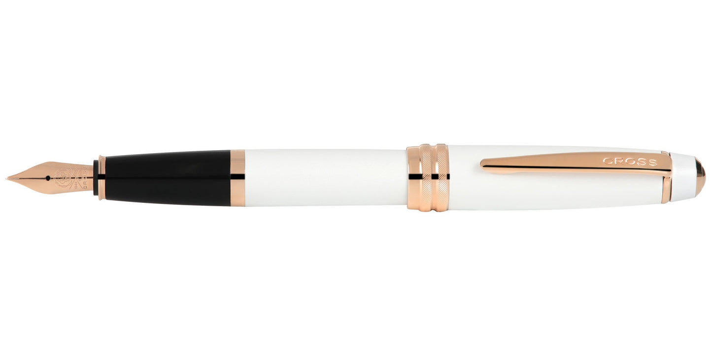 Bailey™ Pearlescent White Lacquer Fountain Pen
