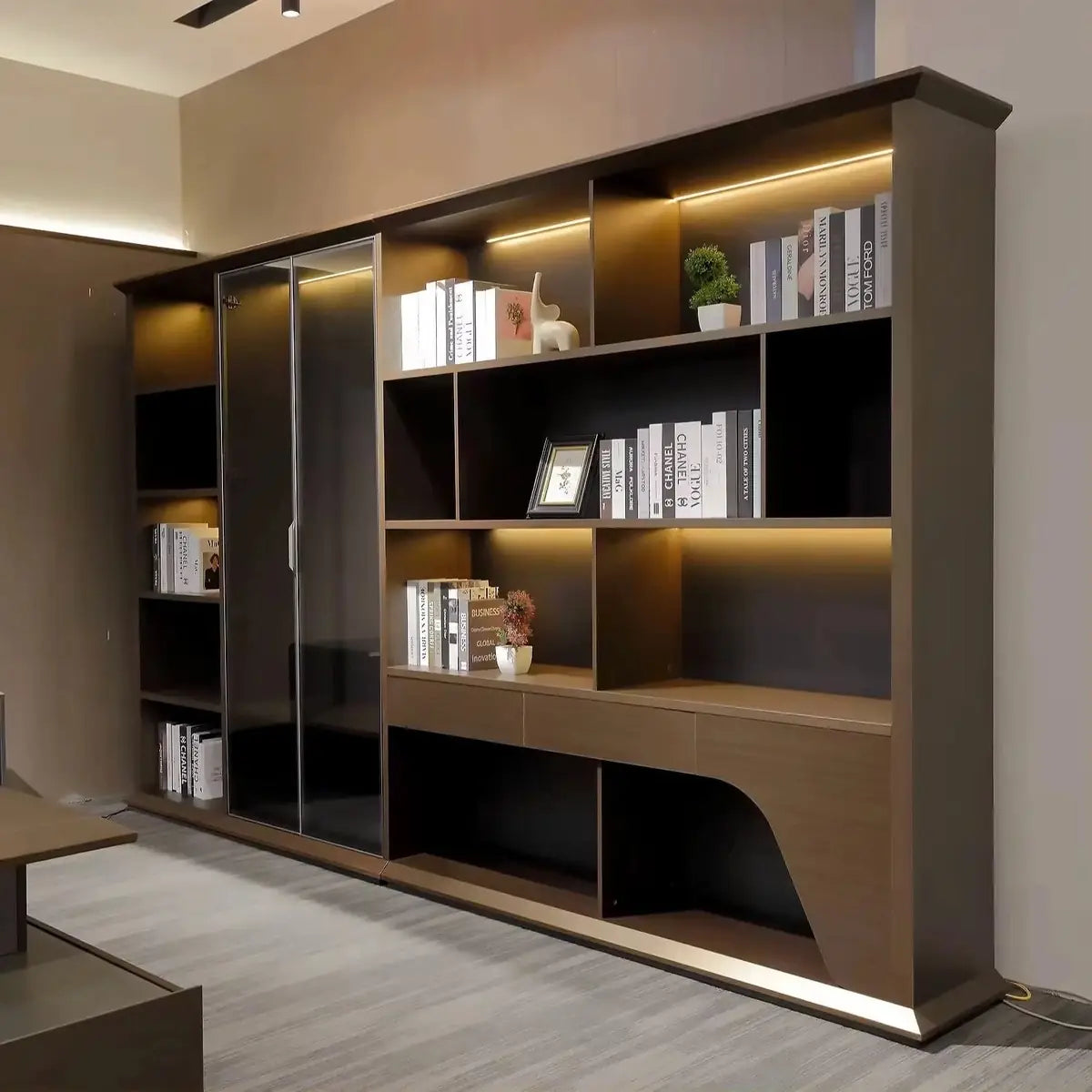 Langley · Modern Office Shelves