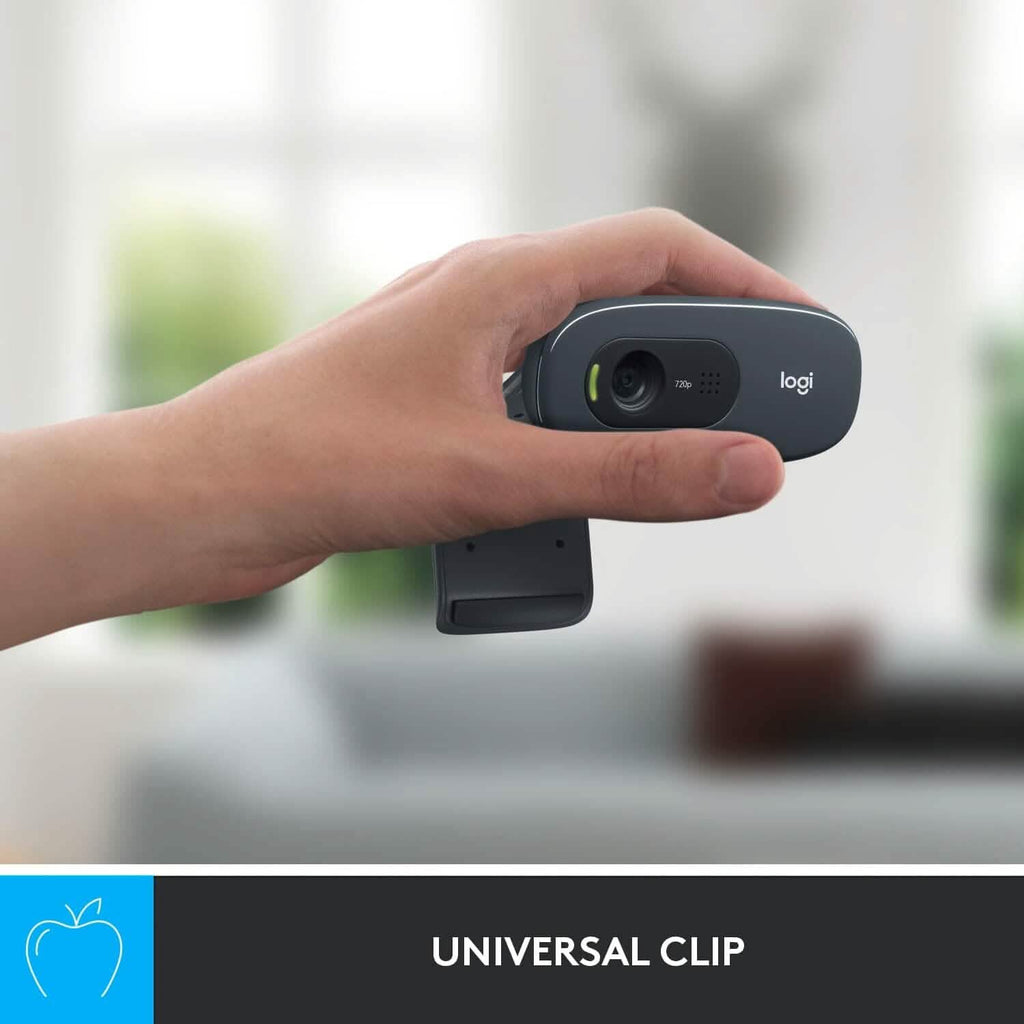 Logitech C270 HD 720P/30Fps Webcam for Education (Refurbished)