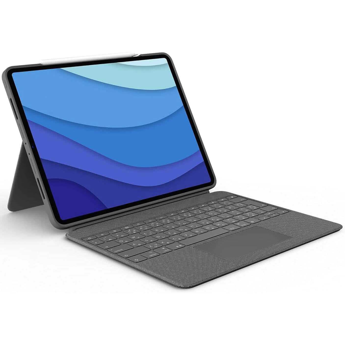 ロジクール コンボタッチ キーボードフォリオ iPad Pro 12.9インチ（第5、第6世代）用 オックスフォードグレー