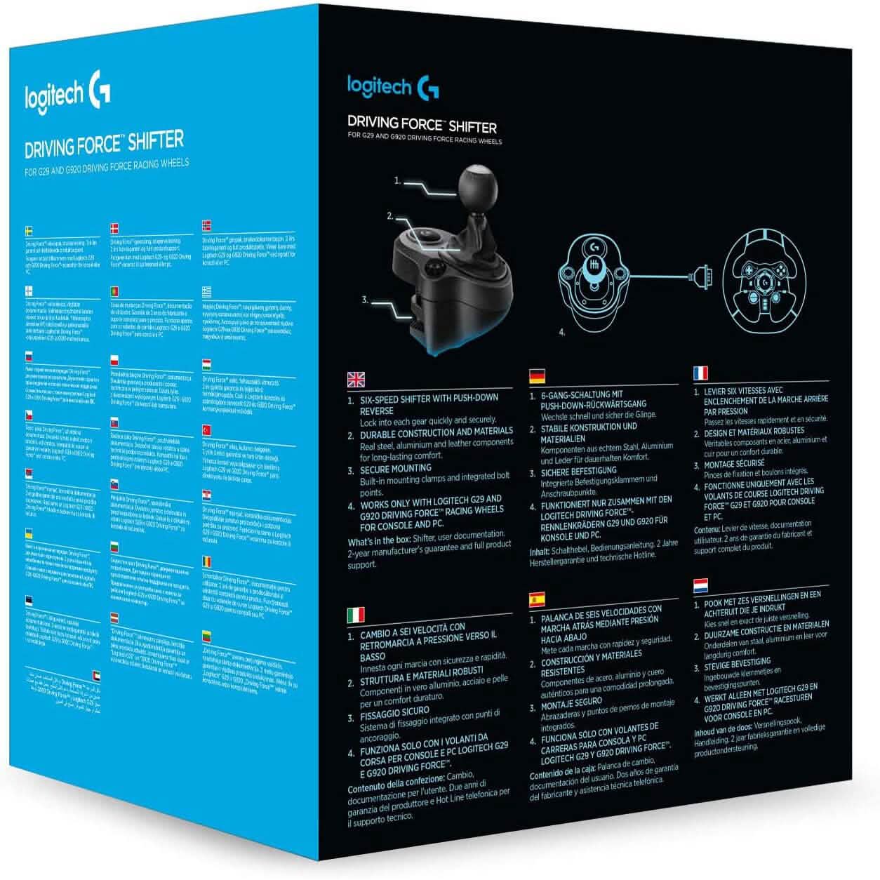 Logitech Driving Force Shifter - PS4およびXbox One用USB（リファービッシュ品）
