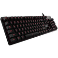 Logitech G413 Backlit Mechanical Gaming Keyboard USB Passthrough Carbon (Refurbished)