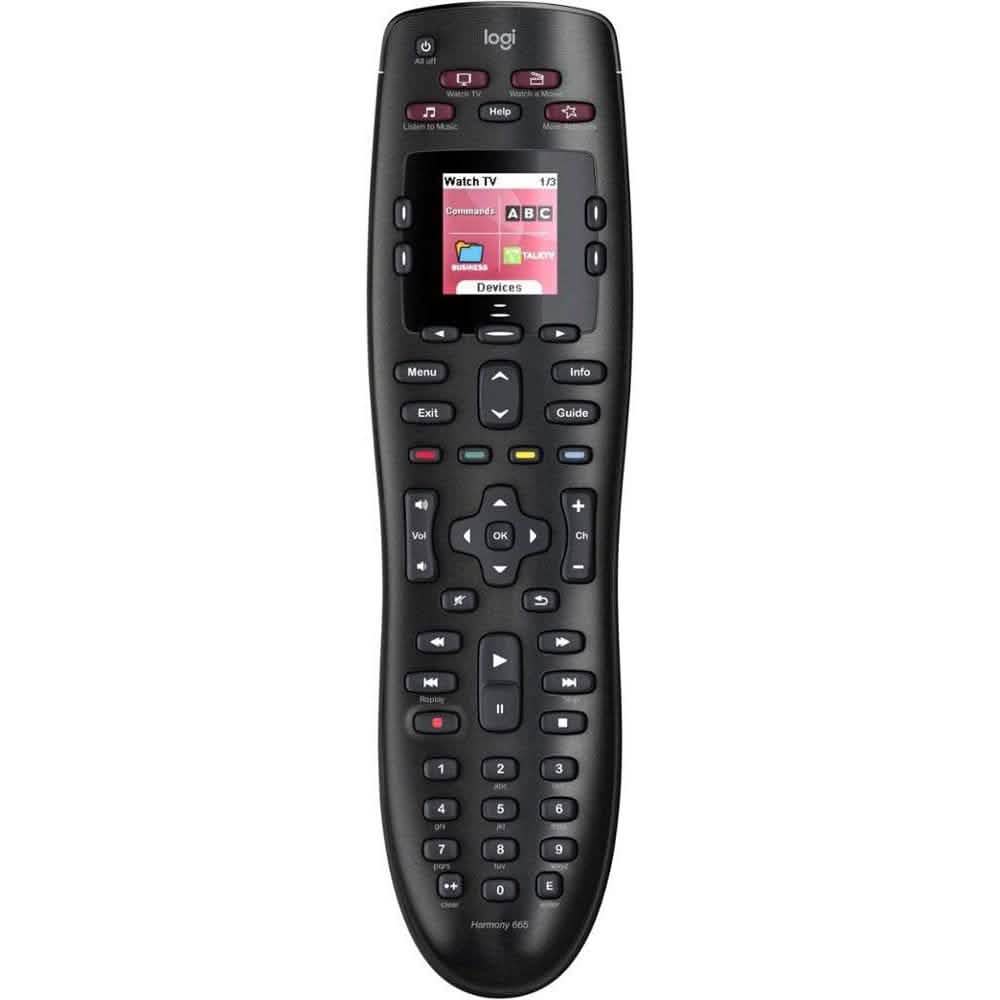 Télécommande universelle avancée Logitech Harmony 665 avec écran LCD couleur (reconditionnée)