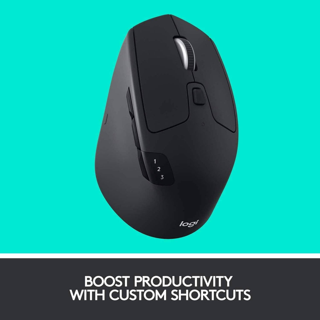 Logitech M720 ワイヤレストライアスロンマウス USBユニファイングレシーバー付き（リファービッシュ品）
