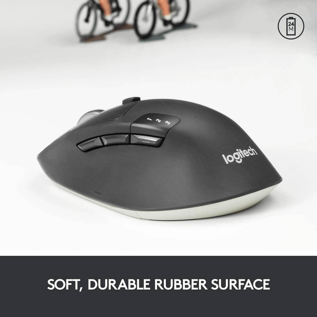 Logitech M720 ワイヤレストライアスロンマウス USBユニファイングレシーバー付き（リファービッシュ品）