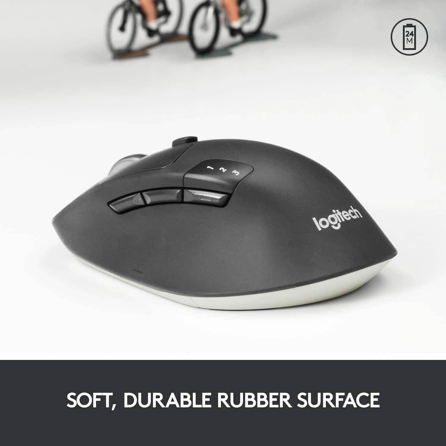 Logitech M720 ワイヤレストライアスロンマウス USBユニファイングレシーバー付き（リファービッシュ品）