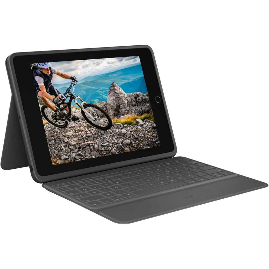 ロジクール スリムフォリオ Bluetoothキーボードケース iPad（第10世代）用 ワイヤレスキーボード一体型 オックスフォードグレー