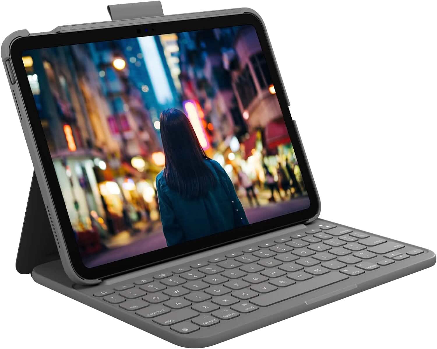 ロジクール Slim Folio Bluetooth キーボードケース iPad（第10世代）用 ワイヤレスキーボード一体型（リファービッシュ品）